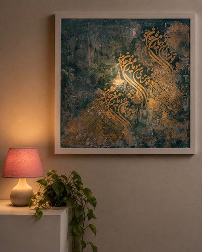 Persian calligraphy painting - persian,