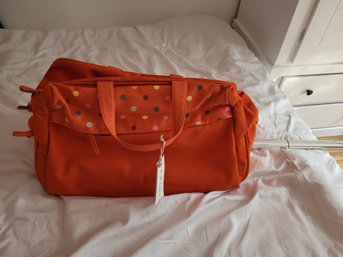 Radley orange luggage bag - radley,