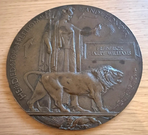 Genuine original ww1 death - genuine,