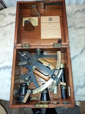 Vintage Nautical Sextant . ER Watts. ex Cunard Atlantic Conveyor. 1923.
