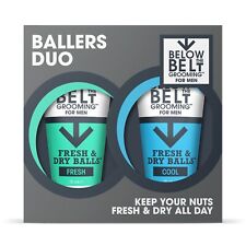 Below The Belt Ballers Duo Gift Set Fresh & Dry Balls Fresh & Cool 2 x 75ml