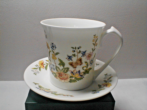 Aynsley china cottage - cottage, garden