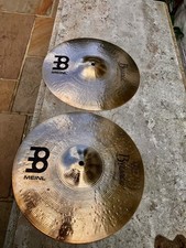 ✮ SUPERB ✮ MEINL Byzance BRILLIANT  Medium 14" HI HATS ✮ RRP: £449 ✮ SAVE ££'s !