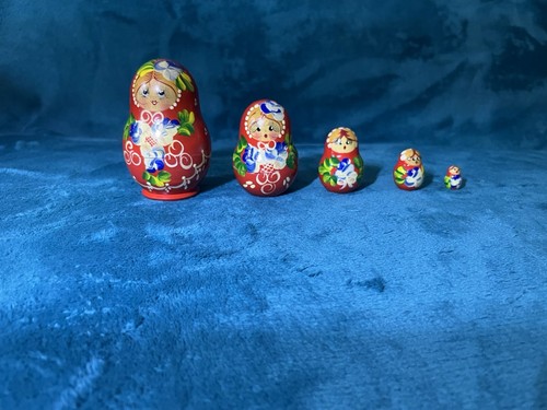 Vintage russian matryoshka - vintage,