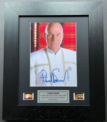 Star trek picard signed - picard, repro