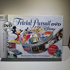 Disney Trivial Pursuits Board Game DVD Complete Set Excellent Cond