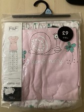 Ladies cotton Pyjamas F&F Size