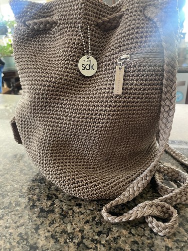 The sak taupe crochet - the,