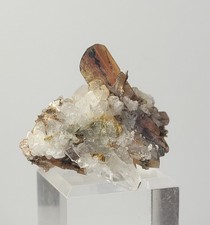 Brookite Crystals  With Quartz