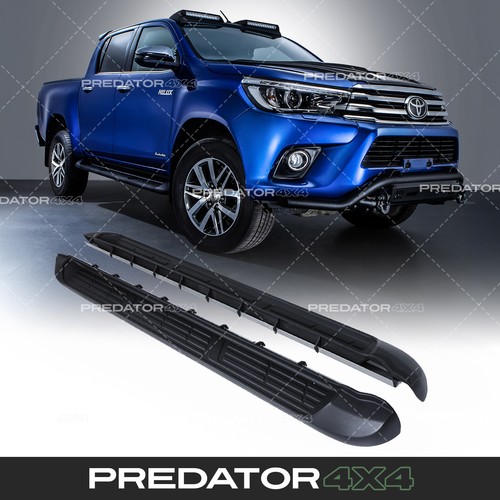 Black running boards - boards, aluminium