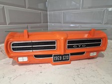 Orange 1969 Pontiac GTO The Judge 3D Wall Shelf Including Tempered Glass - GM