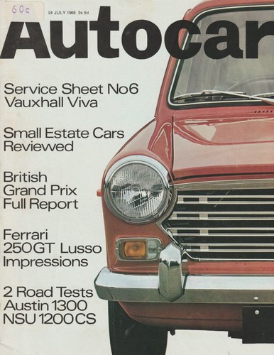 Autocar magazine july 1969 - magazine,