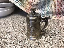 Horse Tankard Pewter Table Lighter Vintage & Collectable 