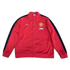 Manchester United MUFC Red Tracksuit Top Nike Casual Jacket AON Shirt Jersey XXL