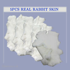 5X White Rabbit Skin Natural