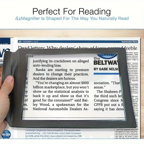 Magnifying glass reading - glass,