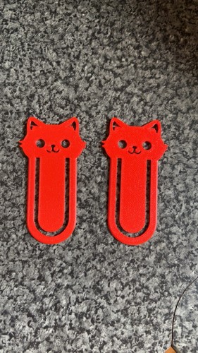 Cute cat bookmarks - cute, 3d
