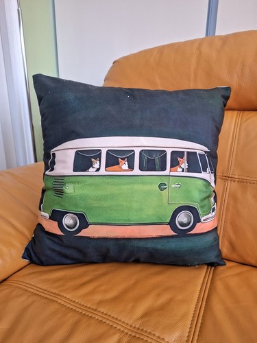 Camper van and dogs print - camper,