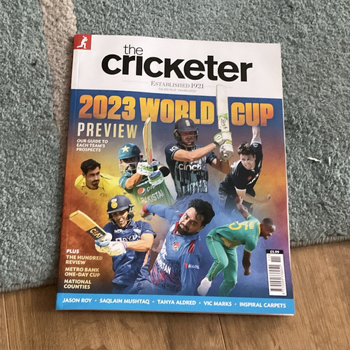 The cricketer magazine october - cricketer,