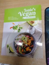 vegan cookbook, hard cover, Janie's Vegan Cookbook