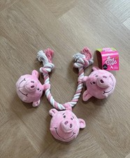 New Percy Pig Dog Toy M&S