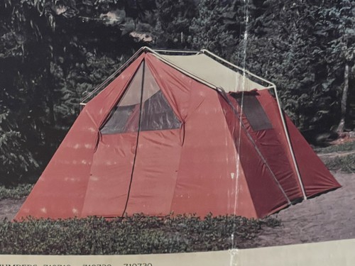 Vintage camping tent - 70's,