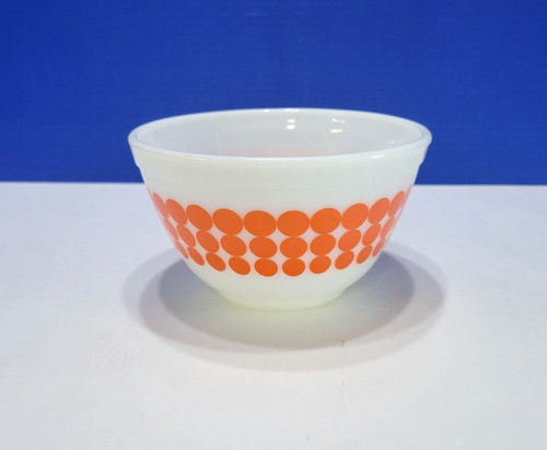Vintage pyrex orange dots - vintage,