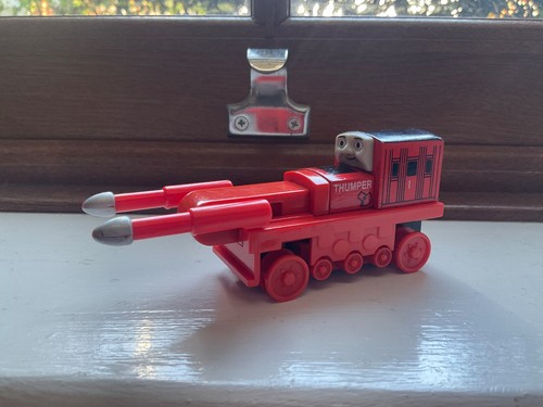 Wooden railway thumper train - wooden,