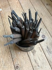 Collection of Vintage bookbinding finishing tools