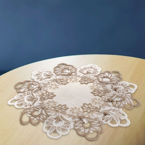 Vintage new white lace floral - vintage,