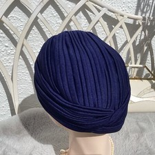 1950s vintage ladies hats Navy Turban  Original 