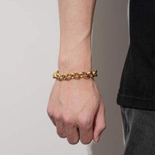 Men 9ct Gold Diamond Cut