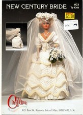 New Century Bride MC3  by Craftime knitting pattern Dolls clothing