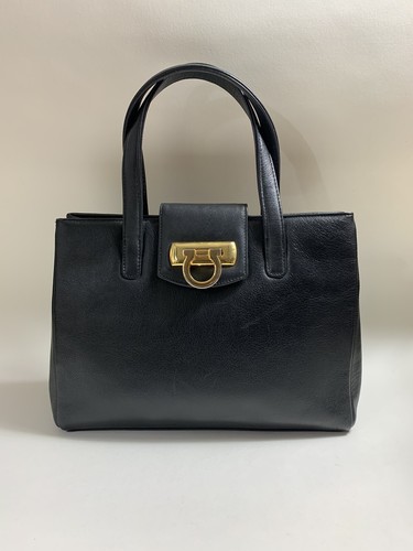 Rayne black leather - black, vintage