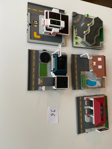 Micro machines garage sets - machines,