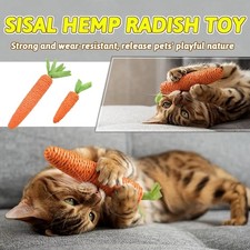 Cat teething toy carrot - teething,