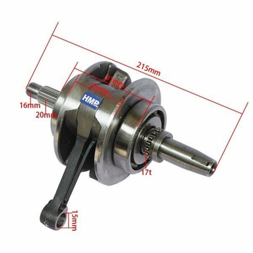 Crankshaft 250cc 166 - crankshaft, fmm