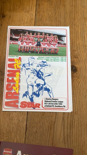 1993 arsenal ladies v - 1993/94,