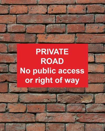 Private road public access - private,
