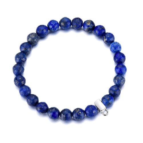 Faceted lapis lazuli gemstone - lapis,
