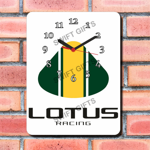 Lotus racing design wall clock - lotus,