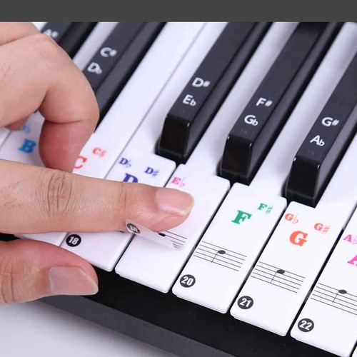 Piano keyboard stickers for - keyboard,