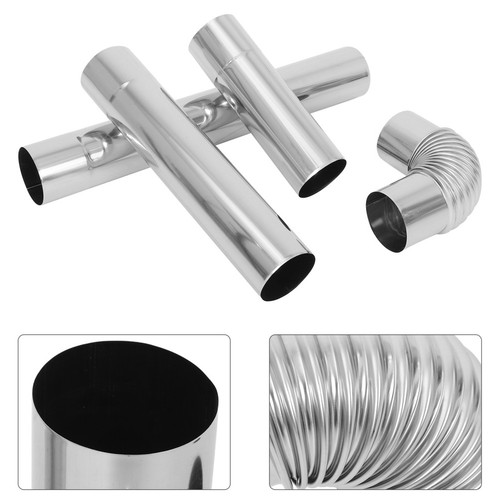 4pcs stainless steel flue - steel, pipe