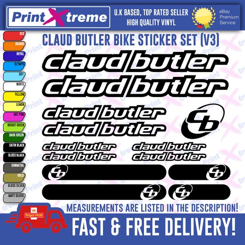 Claud butler bike - claud, decal