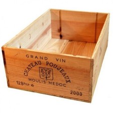Large french bottle wooden - large,