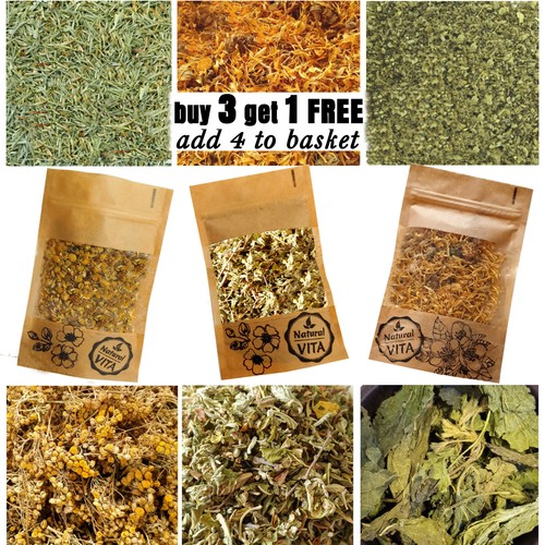 Natural dried herbs - dried, cut