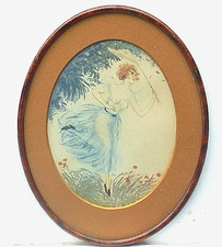 Lovely ART DECO Erotic Etching