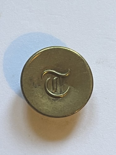 Tiverton hunt brass button - hunt,