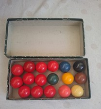 Aramith Vintage Snooker Balls 1 5/8" Belgium 
