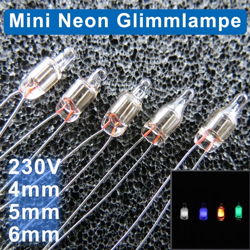 Miniature neon indicator - neon,